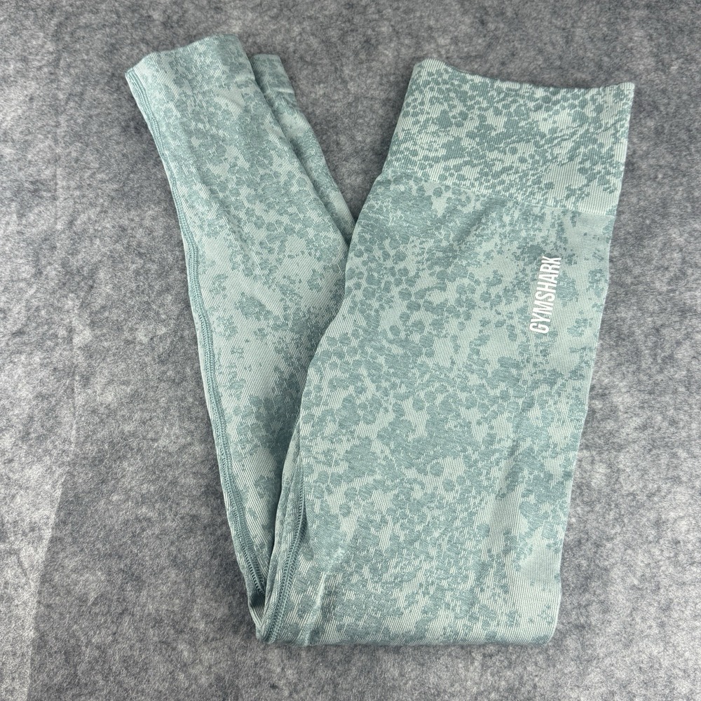 Gymshark Scrunch bum Adapt Animal Seamless Womens S Seafoam Mint Green Leggings